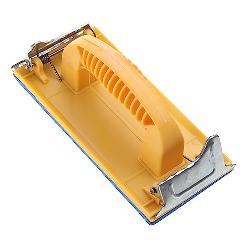 Tragbarer Handschleifer mit Griff, manueller Schleifpapierhalter, leichter Schleifblock für Holz, Metall, Polieren, tragbarer Schleifer Tragbarer Handschleifer mit Griff, manueller Schleifpapierhalter, leichter Schleifblock für Holz, Metall, Polieren, tragbarer Schleifer von BOYANDM