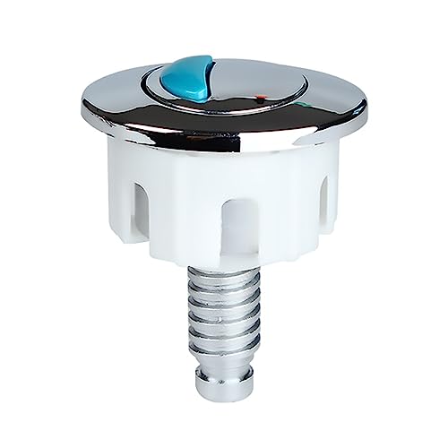 WC-Spülknopf, oval, Doppel-WC-Drucktaster, Druckspülgriff, Metall von BOYANDM