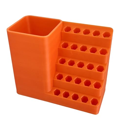 Werkzeug-Bit-Organizer, 20 bis 100 Löcher, optional, leicht, ABS-Bohrer-Koffer für Werkstatt, Garage, Schraubendreher-Bithalter Werkzeug-Bit-Organizer, 20 bis 100 Löcher, optional, leicht, ABS-Bohrer-Koffer für Werkstatt, Garage, Schraubendreher-Bithalter von BOYANDM
