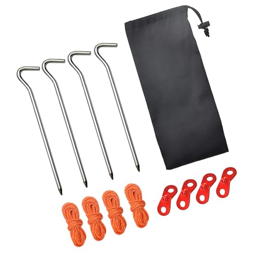 Windfeste Heringe, tragbare Zeltheringe, multifunktionale Strandzelt-Heringe für Outdoor-Überlebensausrüstung, rutschfeste Campingpfähle Windfeste Heringe, tragbare Zeltheringe, multifunktionale Strandzelt-Heringe für Outdoor-Überlebensausrüstung, rutschfeste Campingpfähle von BOYANDM