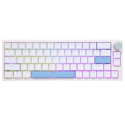 BOYI 66Pro Rapid Trigger Magnetschalter, 65 % mechanische Tastatur, Hall-Effekt, Dichtung, RGB-HotSwap, hyperschnelle, verstellbare Betätigung, kabelgebunden, kompakte Gaming-Tastatur mit Drehknopf BOYI 66Pro Rapid Trigger Magnetschalter, 65 % mechanische Tastatur, Hall-Effekt, Dichtung, RGB-HotSwap, hyperschnelle, verstellbare Betätigung, kabelgebunden, kompakte Gaming-Tastatur mit Drehknopf von BOYI