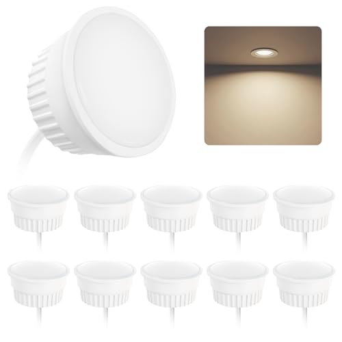 BOYIR LED Modul 5W Neutralweiss 4000K LED Modul Extra Flach ø50 x 27mm 230V 500lm für Einbaustrahler Aufbauspot und Deckenspots, Ersetzt GU10 MR16 Leuchtmittel, 120 Grad, 10er Pack von BOYIR