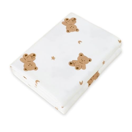 BOYSSPAA Dünne Babydecke für Neugeborene, niedlicher Bär, 100 % Baumwolle, für Frühling oder Sommer, atmungsaktive Kinderbettdecken zum Wickeln, Kinderwagen/Handtuch, Baby-Essentials (85 x 85 cm) BOYSSPAA Dünne Babydecke für Neugeborene, niedlicher Bär, 100 % Baumwolle, für Frühling oder Sommer, atmungsaktive Kinderbettdecken zum Wickeln, Kinderwagen/Handtuch, Baby-Essentials (85 x 85 cm) von BOYSSPAA