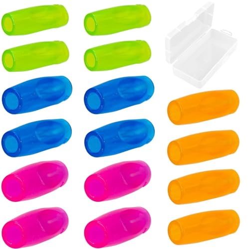 Bleistift Griffe 16 Stück Ergonomische Stifthalter für Verschiedene Stifte, BOZILY Korrekte Handschrift Haltung für Kinder Kindergarten Erwachsene Spezielle Bedürfnisse Righties oder Lefties(4 Farben) Bleistift Griffe 16 Stück Ergonomische Stifthalter für Verschiedene Stifte, BOZILY Korrekte Handschrift Haltung für Kinder Kindergarten Erwachsene Spezielle Bedürfnisse Righties oder Lefties(4 Farben) von BOZILY