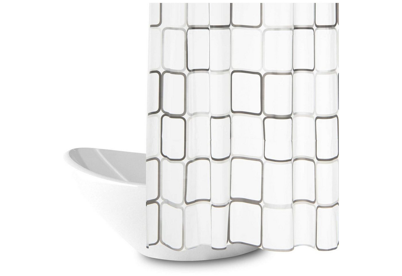 BOZKAA Duschvorhang Duschvorhang Wasserdichter 180x200cm Waschbar Schnelltrocknender Stoff BOZKAA Duschvorhang Duschvorhang Wasserdichter 180x200cm Waschbar Schnelltrocknender Stoff von BOZKAA