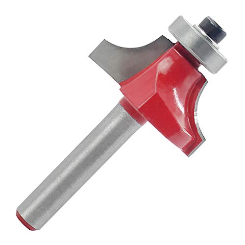 BOZONLI Abrundfräser 6mm Schaft, Abrundfräser Rund Router Bit Standard Fräser für Holz, Fräser für Oberfräse, Radius 1/8 ''(3,17mm) von BOZONLI
