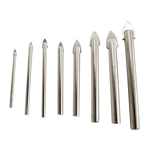 BOZONLI Fliesenbohrer, Glasbohrer, Keramikbohrer Set, für Fliesen, Keramik, Porzellan, Zubehör für Bohrmaschinen (3 Stk: 14mm) von BOZONLI