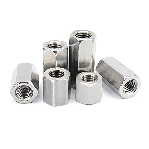 BOZONLI M24 Lange Stangenmutter Rostfreier Stahl Sechskantmuttern Sechskantmutter Hex Mutter Standoff Schraubverschlüsse (M24×36×72mm,1 pcs) von BOZONLI
