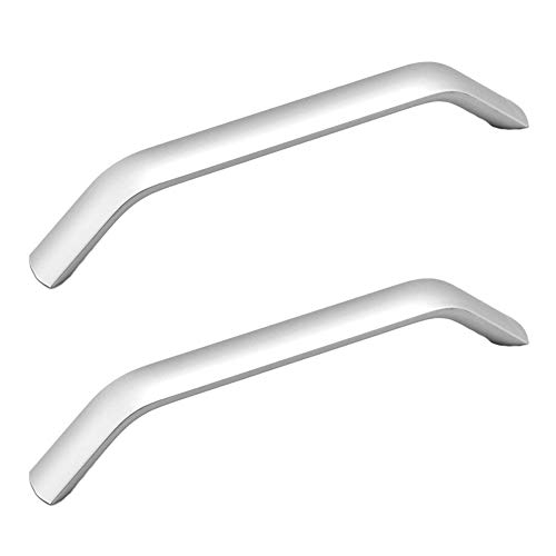 BOZONLI Silber Schubladegriff Möbelgriffe Relinggriffe Bogengriffe Küchengriff Schrankgriffe Stangengriffe aus Aluminiumlegierung (128 mm, 2 Stück) von BOZONLI