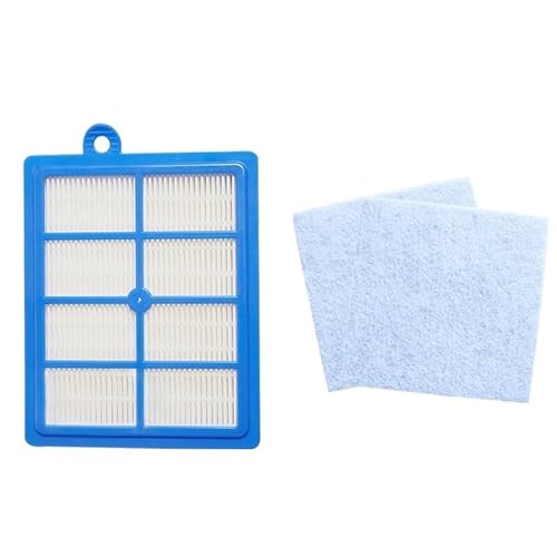 BOtizr 1 STÜCK Hepa-Filter H12 H13 + 2 STÜCKE Motor-Baumwollfilter, for Philips for Electrolux FC9172 FC9083 FC9258 FC9261 Staubsaugerteile von BOtizr