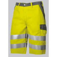 BP® Warnschutz-Shorts, warngelb/dunkelgrau, Gr. 46, Länge n von BP