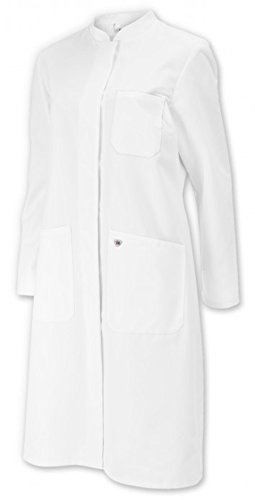 BP 1614-485-21-32n Mantel für Frauen, Langarm, Stehkragen, 215,00 g/m² Stoffmischung, weiß, 32n von BP