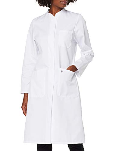 BP 1614-485-21-36n Mantel für Frauen, Langarm, Stehkragen, 215,00 g/m² Stoffmischung, weiß, 36n von BP