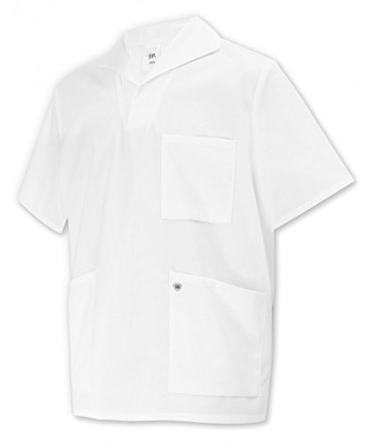 BP 1659-400-21-3XLn Unisex Überzieh-Kasack, 1/2 Ärmel mit Spatenkragen, 215,00 g/m² Stoffmischung, weiß, 3XLn BP 1659-400-21-3XLn Unisex Überzieh-Kasack, 1/2 Ärmel mit Spatenkragen, 215,00 g/m² Stoffmischung, weiß, 3XLn von BP