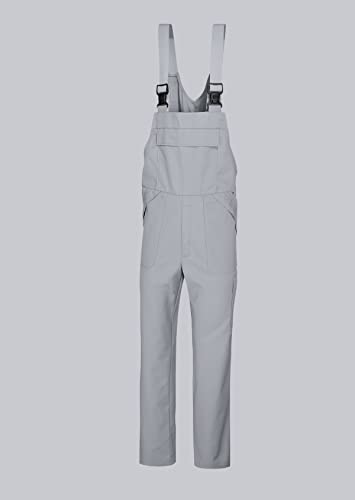BP 1681-558-51-XLs Unisex Arbeits-Latzhose, mit elastischer, verstellbarer Taille, 245,00 g/m² Stoffmischung, hellgrau, XLs BP 1681-558-51-XLs Unisex Arbeits-Latzhose, mit elastischer, verstellbarer Taille, 245,00 g/m² Stoffmischung, hellgrau, XLs von BP