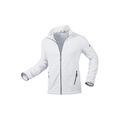 BP 1694-641-21-XL Fleece-Jacke für Männer, Stehkragen- und Arm-Hebesystem, 275,00 g/m² 100% Polyester, weiß, XL von BP