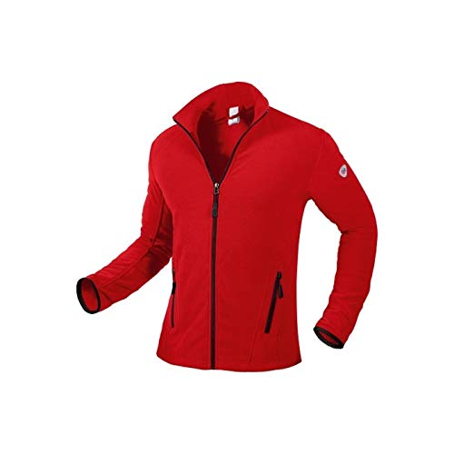 BP 1694-641-81-XS Fleece-Jacke für Männer, Stehkragen- und Arm-Hebesystem, 275,00 g/m² 100% Polyester, rot, XS BP 1694-641-81-XS Fleece-Jacke für Männer, Stehkragen- und Arm-Hebesystem, 275,00 g/m² 100% Polyester, rot, XS von BP