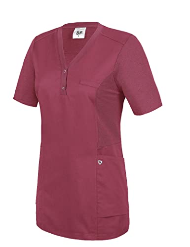 BP 1738-435-182-M Comfort-Tunika für Frauen, 1/2 Ärmel, Piqué-Einsätze und Arm-Lift-System, 180,00 g/m² Stoffmischung, Brombeere, M von BP