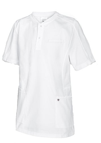 BP 1739-435-21-L Unisex Comfort-Tunika, 1/2 Ärmel, Piqué-Einsätze und Arm-Lift-System, 180,00 g/m² Stoffmischung, weiß, L BP 1739-435-21-L Unisex Comfort-Tunika, 1/2 Ärmel, Piqué-Einsätze und Arm-Lift-System, 180,00 g/m² Stoffmischung, weiß, L von BP