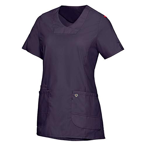 BP 1762-241-0890-Ln Überzieh-Kasack für Frauen, Superleichter Stoff, 150,00 g/m² Stoffmischung mit Stretch, Aubergine, Ln von BP