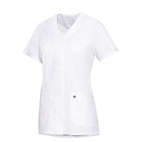 BP 1764-684-0021-2XLn Damen-Kasack, Superleichter Stoff, 200,00 g/m² Stoffmischung mit Stretch, weiß, 2XLn BP 1764-684-0021-2XLn Damen-Kasack, Superleichter Stoff, 200,00 g/m² Stoffmischung mit Stretch, weiß, 2XLn von BP