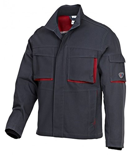 BP 1795-720-5681-56/58n Arbeitsjacke, Stehkragen, verdeckter Frontreißverschluss, 305,00 g/m² Verstärkte Baumwolle, anthrazit/rot, 56/58n BP 1795-720-5681-56/58n Arbeitsjacke, Stehkragen, verdeckter Frontreißverschluss, 305,00 g/m² Verstärkte Baumwolle, anthrazit/rot, 56/58n von BP