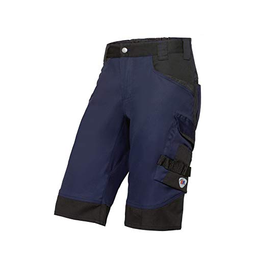 BP 1827-033-1432-50n Shorts, Höhere Taille am Rücken, 225,00 g/m² Stoffmischung mit Stretch, Nachtblau/Schwarz, 50n von BP