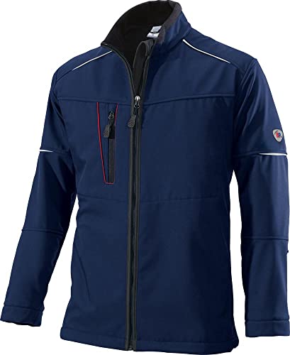 BP 1869-572-110-XL Winter-Softshell-Jacke, Stehkragen, vollständig gepolstert, 300,00 g/m² 100% Polyester, Nachtblau, XL von BP