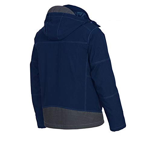 BP 1875-888-110-M Wetterfeste Arbeitsjacke, Vollständig gepolstert mit thermisch gestepptem Futter, 220,00 g/m² 100% Polyamid, Nachtblau, M von BP