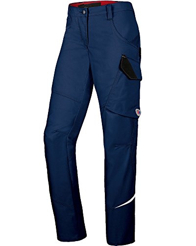 BP 1981-570-110 Schmale Arbeitshose für Damen - Schlanke Silhouette - Stretchmaterial - Elastischer Bund - 65% Polyester, 35% Baumwolle - Normale Passform - Größe: 40n - Farbe: nachtblau von BP