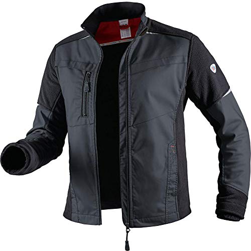 BP 1992-570-56 Hybrid-Arbeitsjacke - Gefütterter Stehkragen - Ergonomische Ärmel - Reines Polyester - Normale Passform - Größe: 60/62n - Farbe: anthrazit von BP