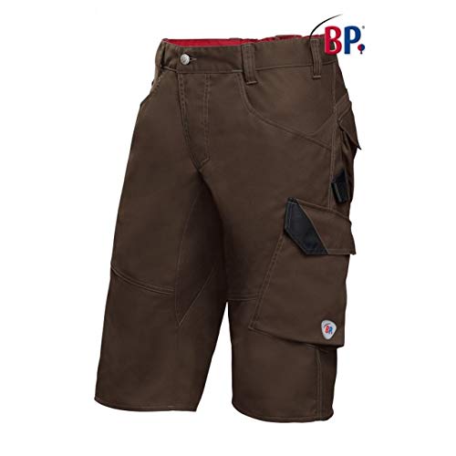 BP 1993-570-48 Shorts - Elastischer Rückenteil - Ergonomischer Schnitt - Schlanke Silhouette - 65% Polyester, 35% Baumwolle - Normale Passform - Größe: 54n - Farbe: braun von BP