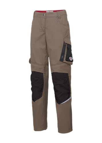 BP 1999-570-5032-38l Arbeitshosen für Frauen, Schlanke Silhouette, 250,00 g/m² Stoffmischung mit Stretch, Nussbaum/Schwarz, 38l BP 1999-570-5032-38l Arbeitshosen für Frauen, Schlanke Silhouette, 250,00 g/m² Stoffmischung mit Stretch, Nussbaum/Schwarz, 38l von BP