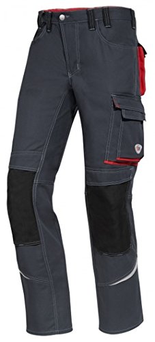 BP Comfort Plus 1803-720-5681 Arbeitshose - Gummizug im Rücken - Bundfalten - Normale Passform - Größe: 52l - Farbe: anthrazit/rot BP Comfort Plus 1803-720-5681 Arbeitshose - Gummizug im Rücken - Bundfalten - Normale Passform - Größe: 52l - Farbe: anthrazit/rot von BP