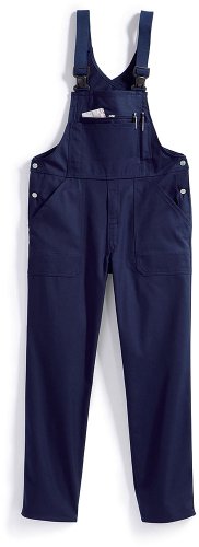 BP Cotton Plus 1409-720-10 Latzhose - Verstellbarer Bund - Dehnbare Hosenträger mit Kunststoff-Clip-Verschlüssen - 65% Baumwolle, 35% Polyester - Normale Passform - Größe: 54 - Farbe: dunkelblau von BP
