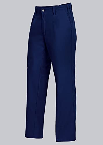 BP Cotton Plus 1469-720-10 Arbeitshose - Stoffhosenträger mit Gummieinsatz - Taschen für Knieschoner - Reine Baumwolle - Stämmige Passform - Größe: 25 - Farbe: dunkelblau BP Cotton Plus 1469-720-10 Arbeitshose - Stoffhosenträger mit Gummieinsatz - Taschen für Knieschoner - Reine Baumwolle - Stämmige Passform - Größe: 25 - Farbe: dunkelblau von BP