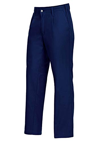 BP Cotton Plus 1469-720-10 Arbeitshose - Stoffhosenträger mit Gummieinsatz - Taschen für Knieschoner - Reine Baumwolle - Stämmige Passform - Größe: 29 - Farbe: dunkelblau BP Cotton Plus 1469-720-10 Arbeitshose - Stoffhosenträger mit Gummieinsatz - Taschen für Knieschoner - Reine Baumwolle - Stämmige Passform - Größe: 29 - Farbe: dunkelblau von BP