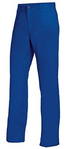 BP Cotton Plus 1469-720-13 Arbeitshose - Stoffhosenträger mit Gummieinsatz - Taschen für Knieschoner - Reine Baumwolle - Stämmige Passform - Größe: 26 - Farbe: königsblau von BP