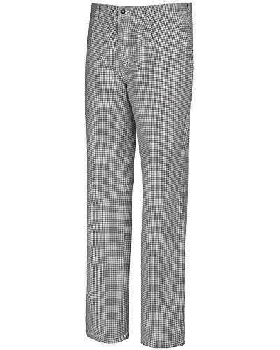 BP Gourmet 1353-910-18 Koch-/ Bäckerhose - Gummizug am Rücken - Reine Baumwolle - Normale Passform - Größe: 40 - Farbe: blau-weiß Hahnentritt BP Gourmet 1353-910-18 Koch-/ Bäckerhose - Gummizug am Rücken - Reine Baumwolle - Normale Passform - Größe: 40 - Farbe: blau-weiß Hahnentritt von BP