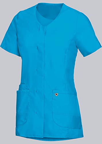 BP Med Tunics 1764-241-0114 Kasack für Damen - 1/2 Ärmel und V-Ausschnitt - 49% Baumwolle, 48% Polyester, 3% Elastolefin - Schlanke Passform - Größe: 2XLn - Farbe: curacao BP Med Tunics 1764-241-0114 Kasack für Damen - 1/2 Ärmel und V-Ausschnitt - 49% Baumwolle, 48% Polyester, 3% Elastolefin - Schlanke Passform - Größe: 2XLn - Farbe: curacao von BP