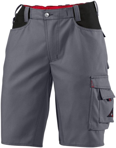 BP Workwear 1792-555-53 Shorts - Elastischer Rückenteil - Ergonomischer Schnitt - 65% Polyester, 35% Baumwolle - Normale Passform - Größe: 44n - Farbe: dunkelgrau/schwarz von BP