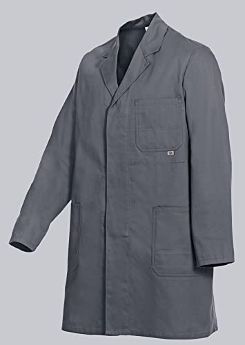BP Workwear Basic 1310-150-53 Arbeitsmantel - Verdeckte Knopfleiste - Reine Baumwolle - Normale Passform - Größe: 64/66 - Farbe: dunkelgrau BP Workwear Basic 1310-150-53 Arbeitsmantel - Verdeckte Knopfleiste - Reine Baumwolle - Normale Passform - Größe: 64/66 - Farbe: dunkelgrau von BP