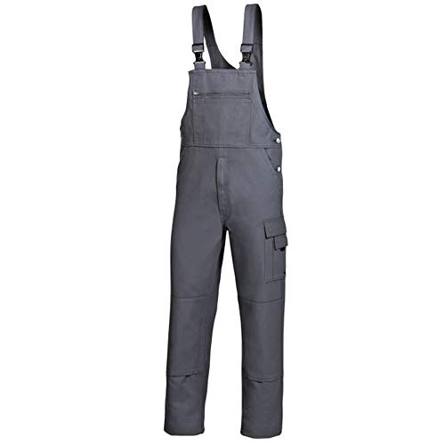 BP Workwear Basic 1482-060-53 Latzhose - Stoffhosenträger mit Gummieinsatz - Taschen für Knieschoner - Reine Baumwolle - Schlanke Passform - Größe: 114 - Farbe: dunkelgrau BP Workwear Basic 1482-060-53 Latzhose - Stoffhosenträger mit Gummieinsatz - Taschen für Knieschoner - Reine Baumwolle - Schlanke Passform - Größe: 114 - Farbe: dunkelgrau von BP