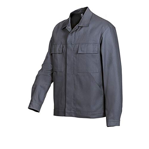 BP Workwear Basic 1485-060-53 Arbeitsjacke - Verdeckte Druckknopfleiste - Reine Baumwolle - Normale Passform - Größe: 60/62 - Farbe: dunkelgrau BP Workwear Basic 1485-060-53 Arbeitsjacke - Verdeckte Druckknopfleiste - Reine Baumwolle - Normale Passform - Größe: 60/62 - Farbe: dunkelgrau von BP