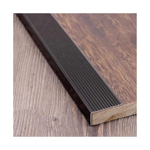 Anti-Rutsch-Treppenkantenprofil, Treppenkantenprofil – Mehrfarbige Optionen in verschiedenen Größen(Black,W7 x H3cm) von BPABDEITR
