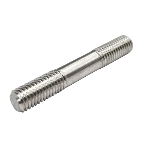 BPABDEITR 10 Stück doppelseitige Stehbolzen aus Edelstahl M2 M2.5 M3 M4 M5 M6 20-70 mm(M5 50mm) von BPABDEITR