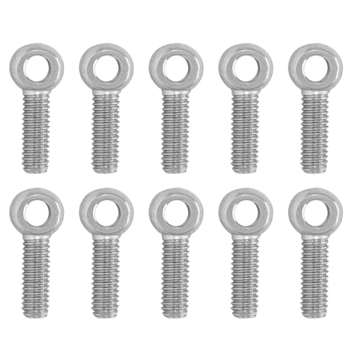 BPABDEITR 10er-Pack M5-Ringschrauben aus Edelstahl – Schwerlast-Schulterschwenk-Hebezubehör for Maschinen (15–50 mm)(M5x30mm) von BPABDEITR