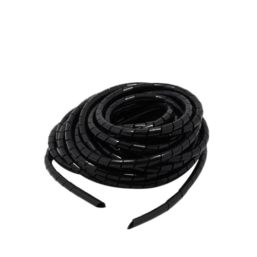 BPABDEITR 3D-Drucker Spiralkabel Management Sleeve Wrap Protector Organizer 8 mm x 12 m(Black) von BPABDEITR