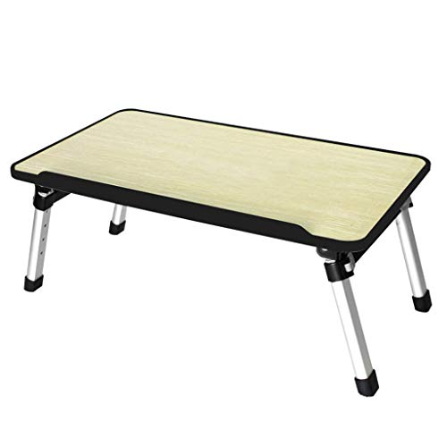 BPABDEITR Bett-Tisch Laptop-Schreibtisch, Faltbarer Laptop-Schreibtisch, Betttablett, Frühstückstablett, Serviertablett, Schlafsaal, höhenverstellbar, 52 x 30 cm, 24–32 cm von BPABDEITR