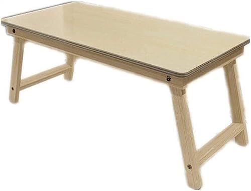 BPABDEITR Bett-Tisch Laptop-Schreibtisch, Laptop-Betttablett, tragbar, faltbar, Bambus-Schreibtisch, 60 x 30 x 28 cm, 23,62 x 11,81 x 11,02 Zoll, Natur von BPABDEITR